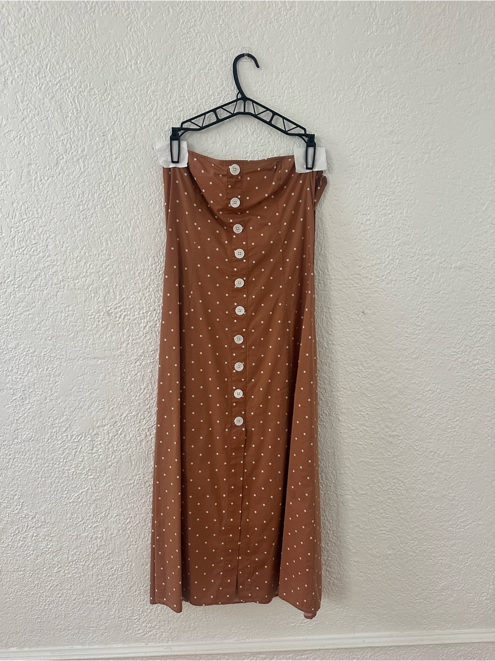 WeWoreWhat Halter Button Up Midi Dress